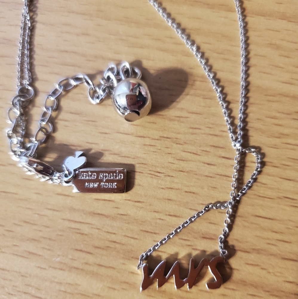 Kate Spade "mrs" Necklace